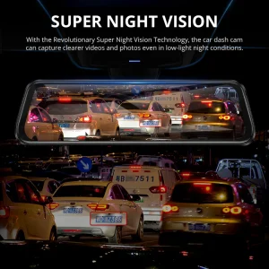 12" 4K WiFi Dual Dash Cam - Thumbnail Image 5