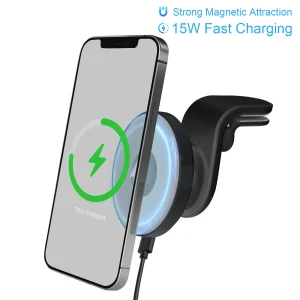 15W Magnetic Car Wireless Charger