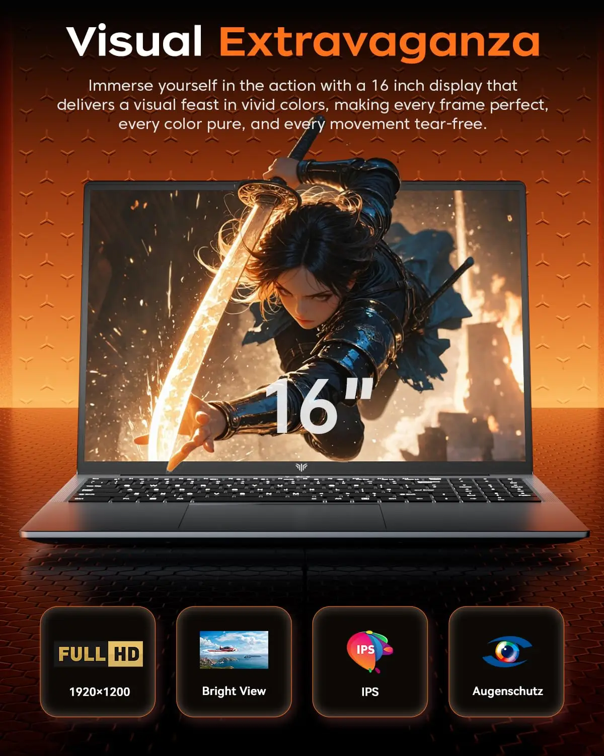 6900HX Gaming Laptop 16GB 512GB SSD - Image 2