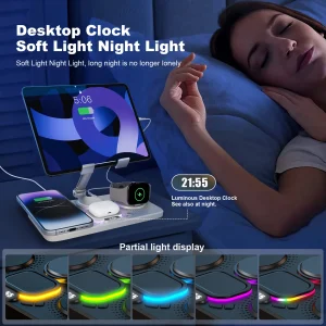 7-in-1 15W Wireless Charging Station - Thumbnail Image 6