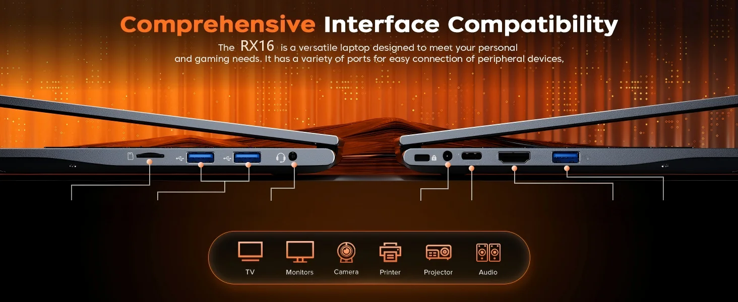 6900HX Gaming Laptop 16GB 512GB SSD - Image 4