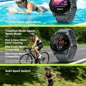 46mm Smartwatch Bluetooth Fitness Tracker 5ATM - Thumbnail Image 3