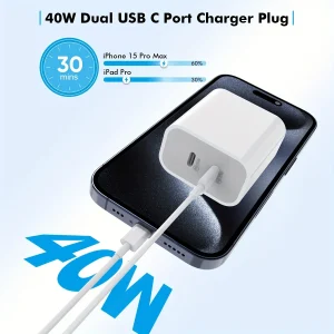 40W PD Dual Port Fast Charger - Thumbnail Image 3