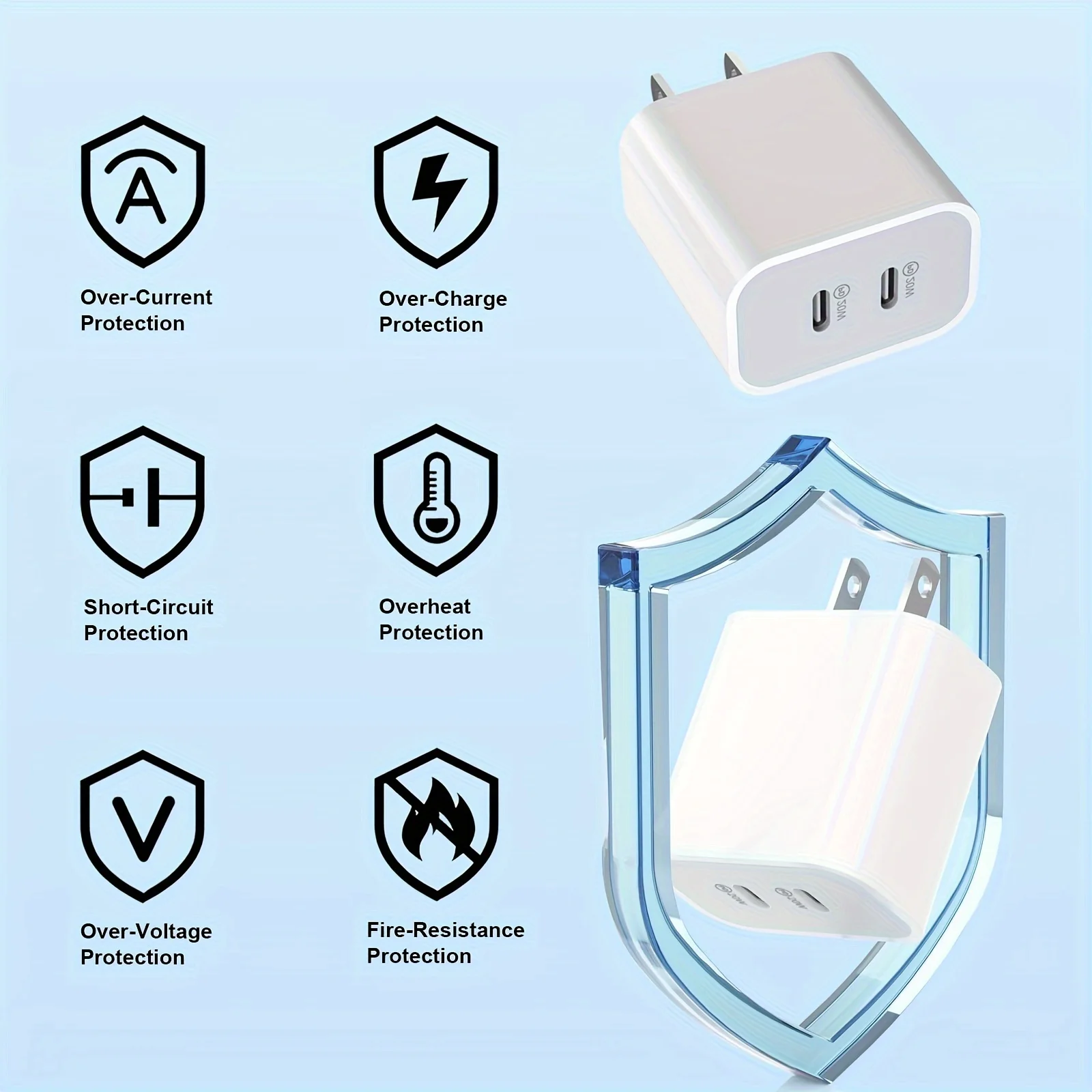40W PD Dual Port Fast Charger - Image 1