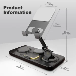 7-in-1 15W Wireless Charging Station - Thumbnail Image 7
