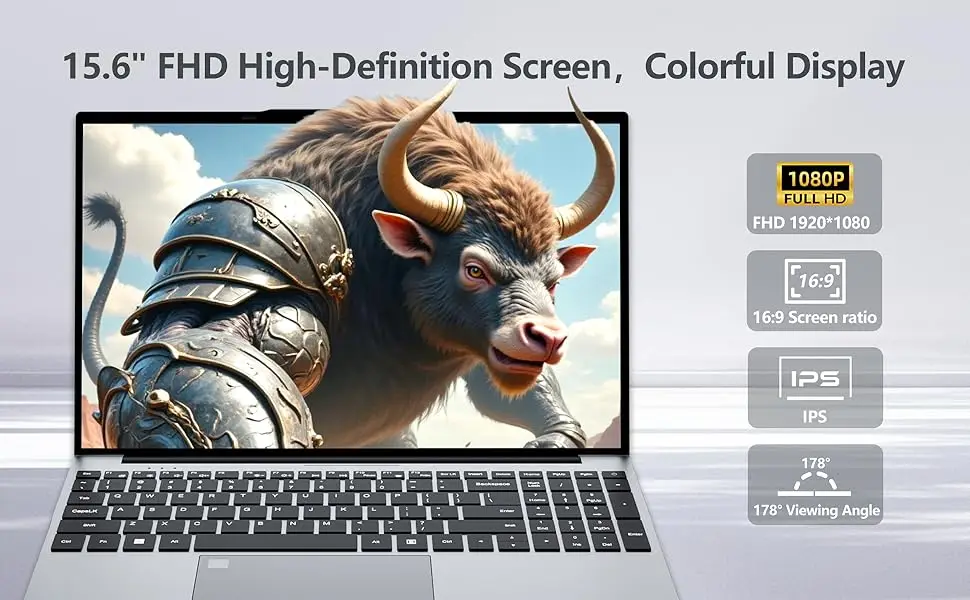 15.6-Inch Intel i3 Laptop 16GB - Image 4