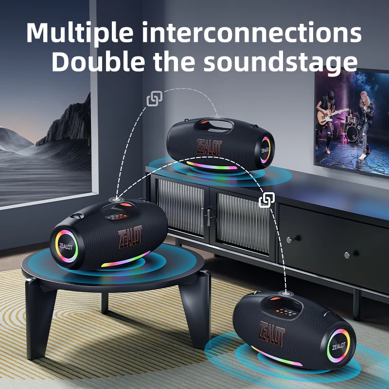 250W Waterproof Bluetooth Outdoor Party Speaker - Image 7