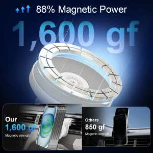 15W Magnetic Car Wireless Charger - Thumbnail Image 5