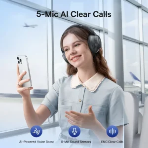 Bluetooth 6.0 Adaptive Hybrid ANC Headphones - Thumbnail Image 3