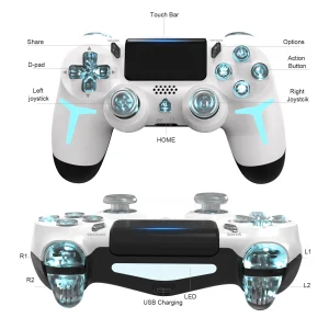 PS4 PS3 Wireless Bluetooth Gamepad - Thumbnail Image 2