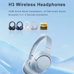 QCY H3 Bluetooth Noise Cancelling Headphones - Thumbnail Image 4