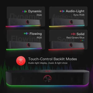 GS560 RGB USB Soundbar Speaker - Thumbnail Image 6