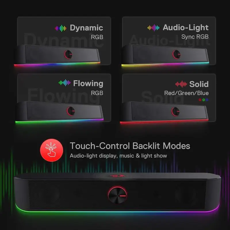 GS560 RGB USB Soundbar Speaker - Image 6