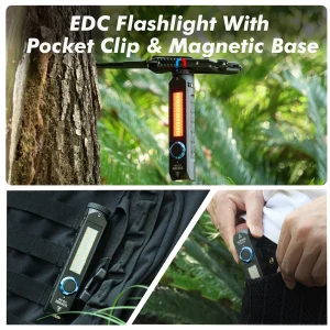 5000LM Rechargeable RGB LED Flashlight - Thumbnail Image 4