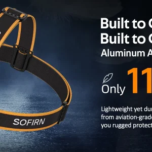 LED Headlamp 4000mAh Adjustable Brightness - Thumbnail Image 5