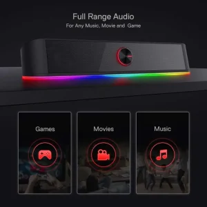 GS560 RGB USB Soundbar Speaker - Thumbnail Image 4