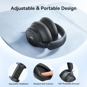 Bluetooth 6.0 Adaptive Hybrid ANC Headphones - Thumbnail Image 4