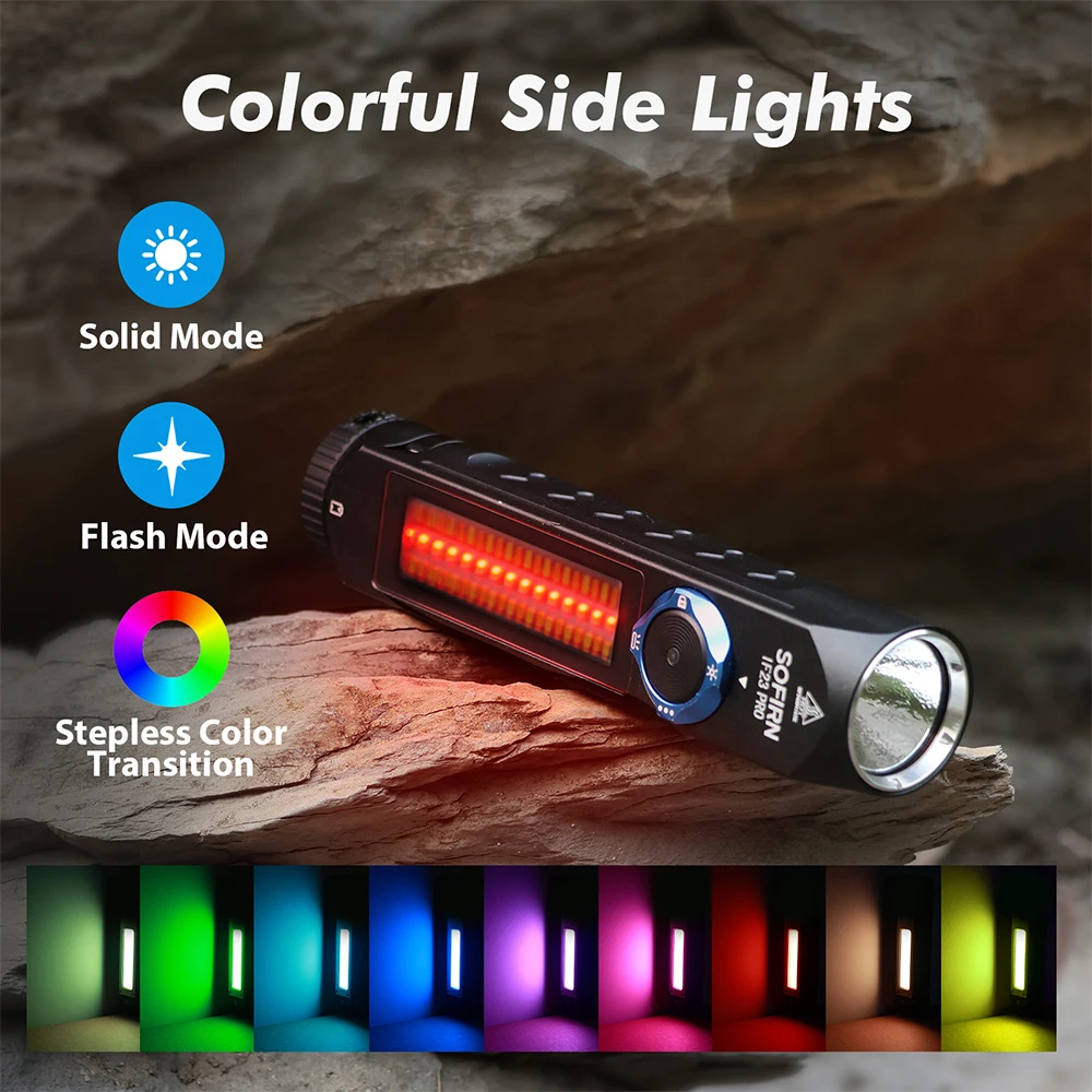5000LM Rechargeable RGB LED Flashlight - Image 1